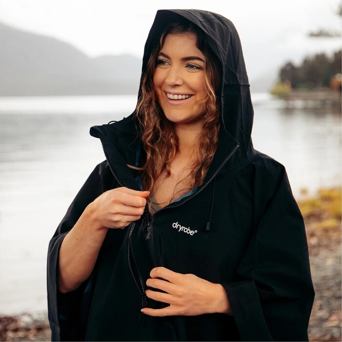 Dryrobe Robe Poncho 2024 Wasserdichte nderung / A OS PON - Black